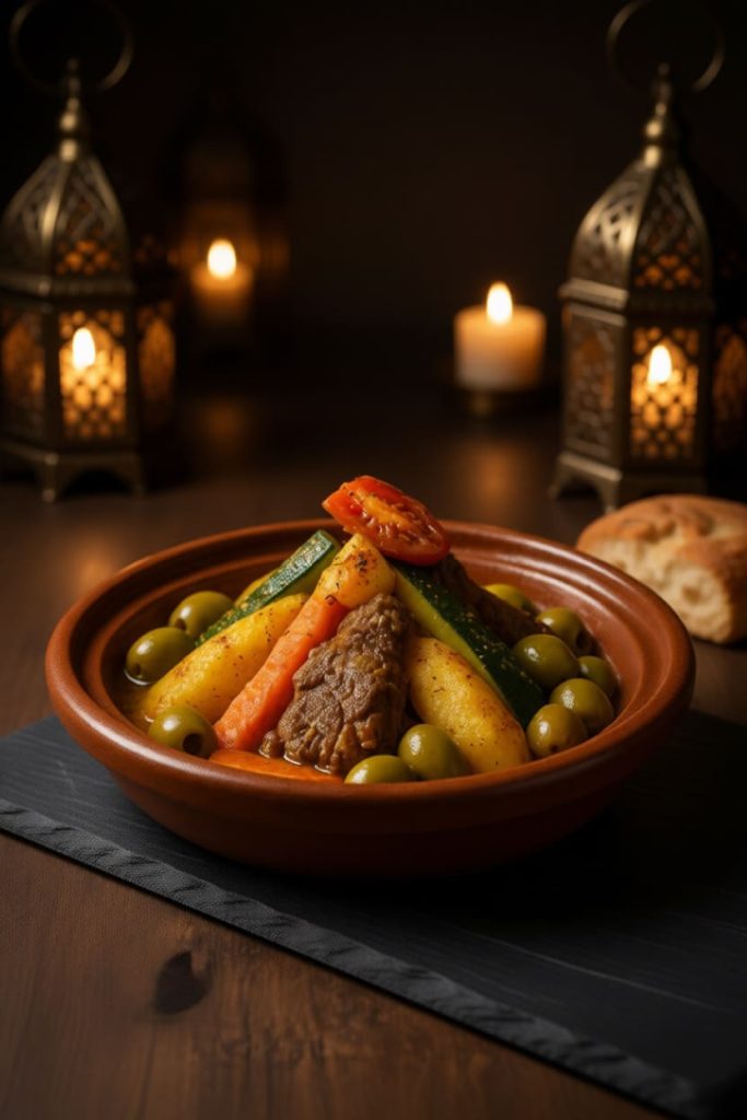 TAJINE VIANDE ET LEGUMES