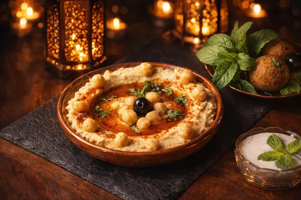 houmous entrée mezzé